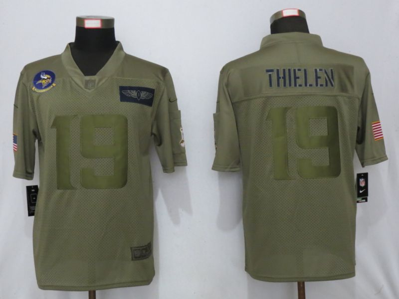 Men Minnesota Vikings #19 Thielen Nike Camo 2019 Salute to Service Limited NFL Jerseys->indianapolis colts->NFL Jersey
